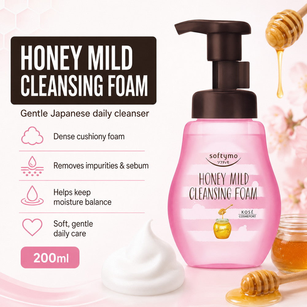 Softymo Honey Mild Cleansing Foam 200ml
