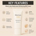 Moist Labo Medicated Whitening BB Cream (Natural Beige) 30g
