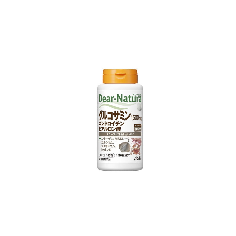 Dear-Natura Glucosamine, Chondroitin & Hyaluronic Acid 180 Tablets
