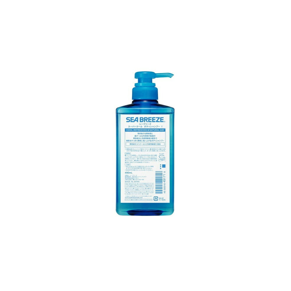 Sea Breeze Body Shampoo Cool & Deodorant 490ml