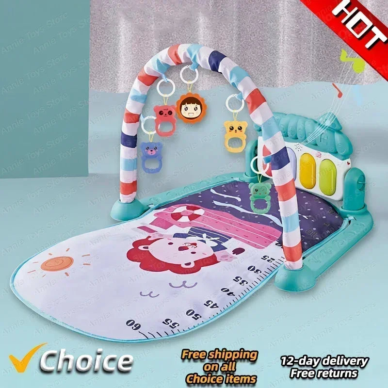 Newborn Piano Play Mat Toddler Christmas Gift