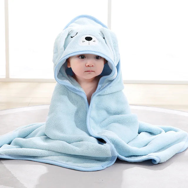 Cute Cartoon Animal Baby Bath Towels