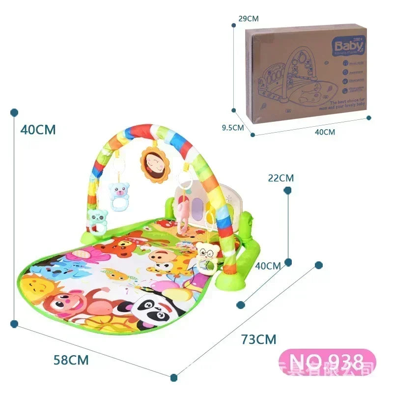 Newborn Piano Play Mat Toddler Christmas Gift